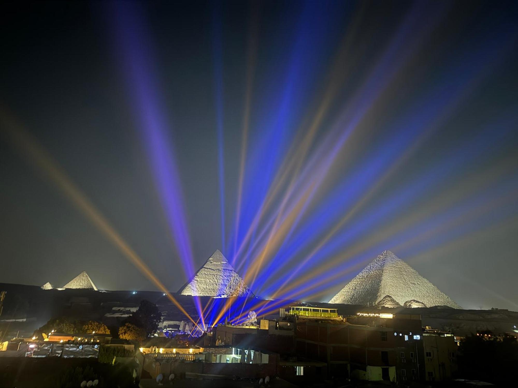 Pyramids And Sphinx Hotel Kafrat al Jabal Bagian luar foto
