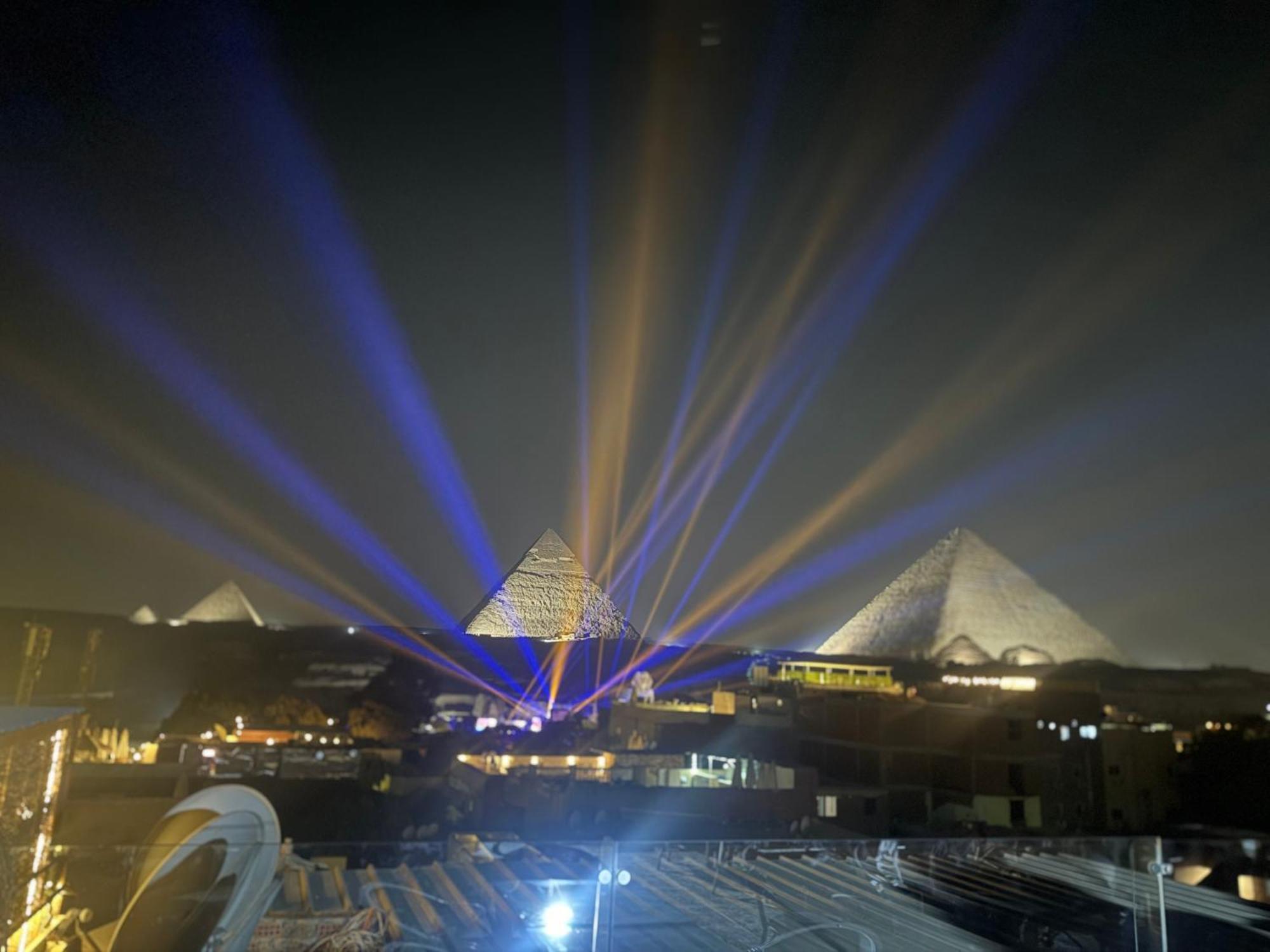 Pyramids And Sphinx Hotel Kafrat al Jabal Bagian luar foto